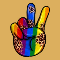 Pride Leopard Peace Hand Premium Hoodie | Teevron
