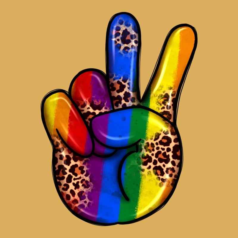 Pride Leopard Peace Hand Premium Hoodie by JahusDesignShop | Teevron