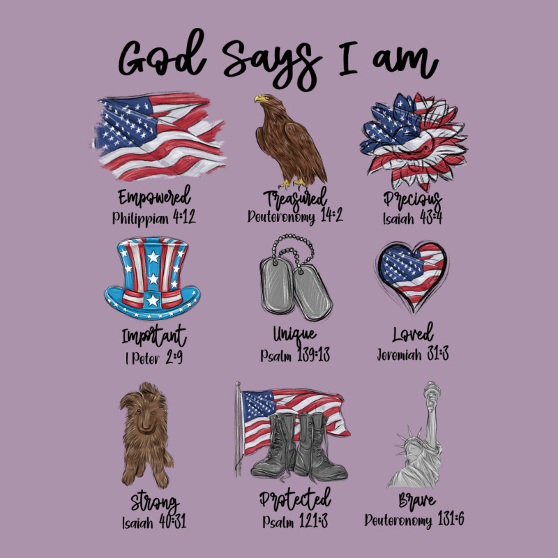 God Says I Am Heavyweight Hoodie by MaliasSmallBusiness | Teevron