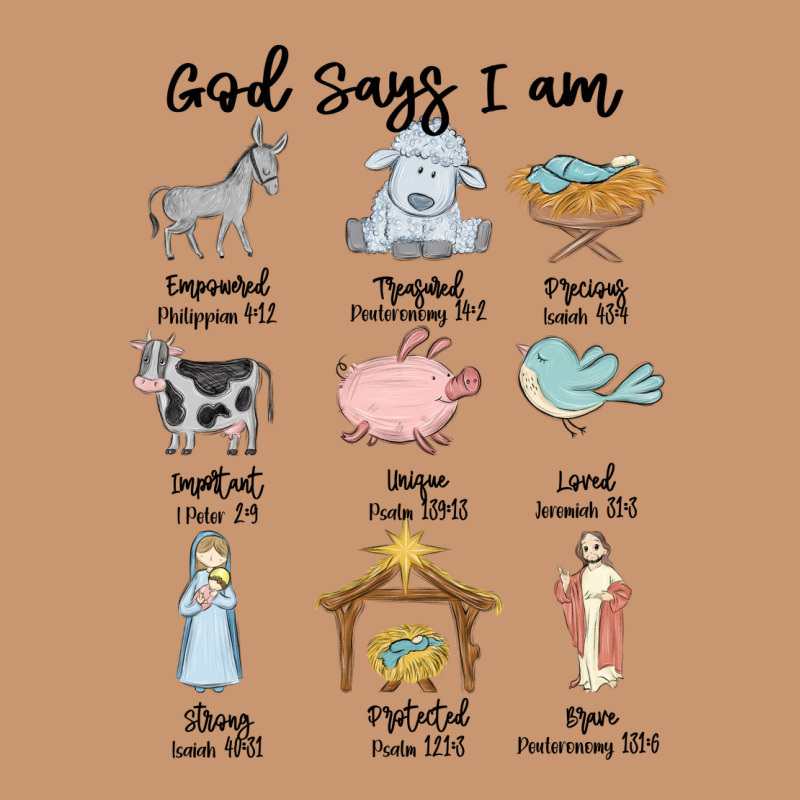 God Says I Am Heavyweight Hoodie by MaliasSmallBusiness | Teevron