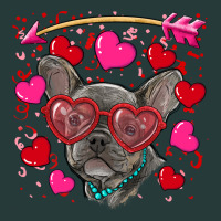 Valentine's Day French Bulldog Puppy Premium Sweatshirt | Teevron