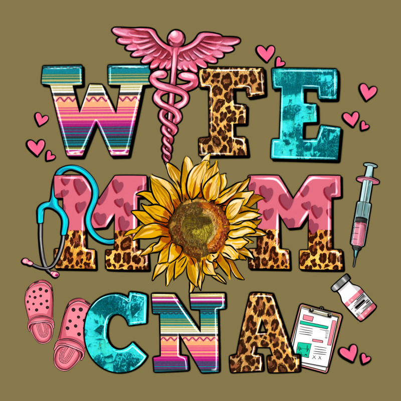 Wife Mom Cna Premium Hoodie by AdoDesignShop | Teevron