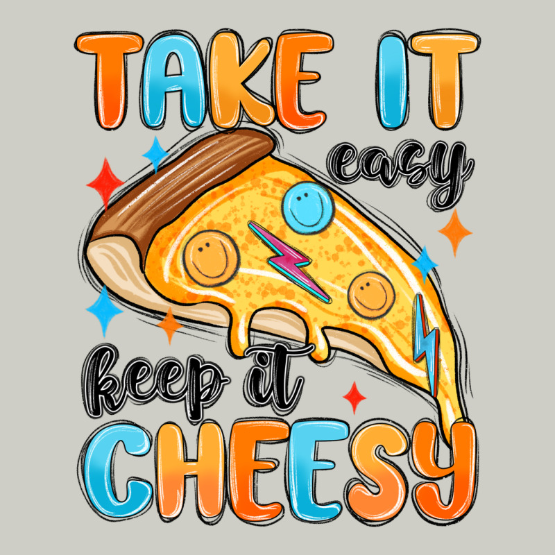 Take It Easy Keep It Cheesy Heavyweight Hoodie by MaliasSmallBusiness | Teevron
