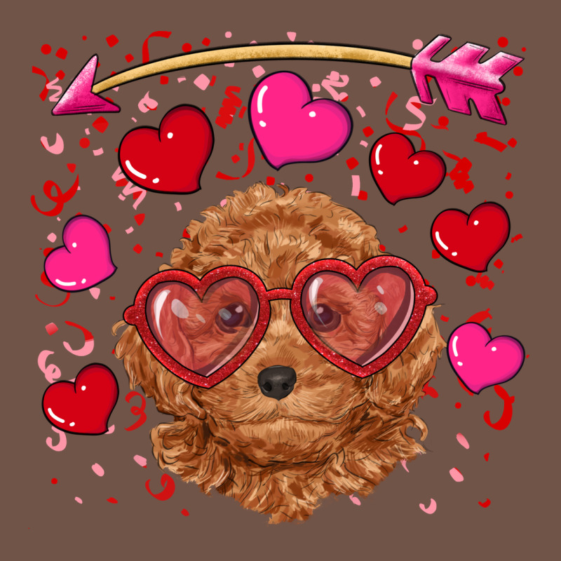 Valentine's Day Toy Poodle Premium Sweatshirt by RanaPortraitStore | Teevron