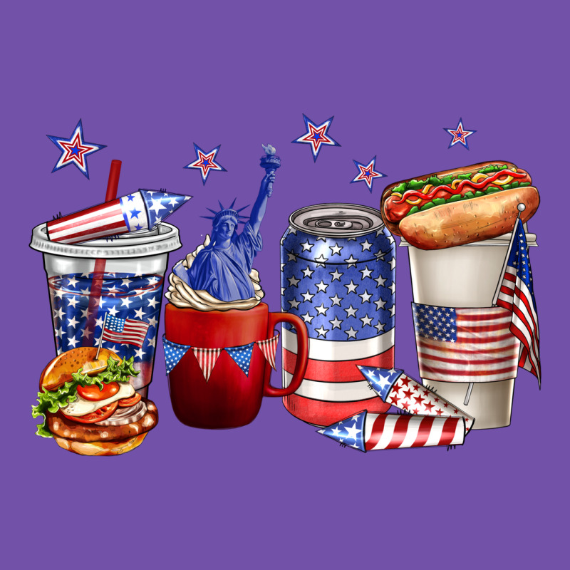 4th Of July Coffee Cups Premium Sweatshirt by texasbilliewilder | Teevron