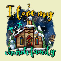 Christmas Church And Snow   ı Love My Church Family Urban Hoodie | Teevron