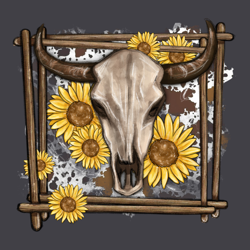 Western Bull Skull Heavyweight Hoodie by MaliasSmallBusiness | Teevron