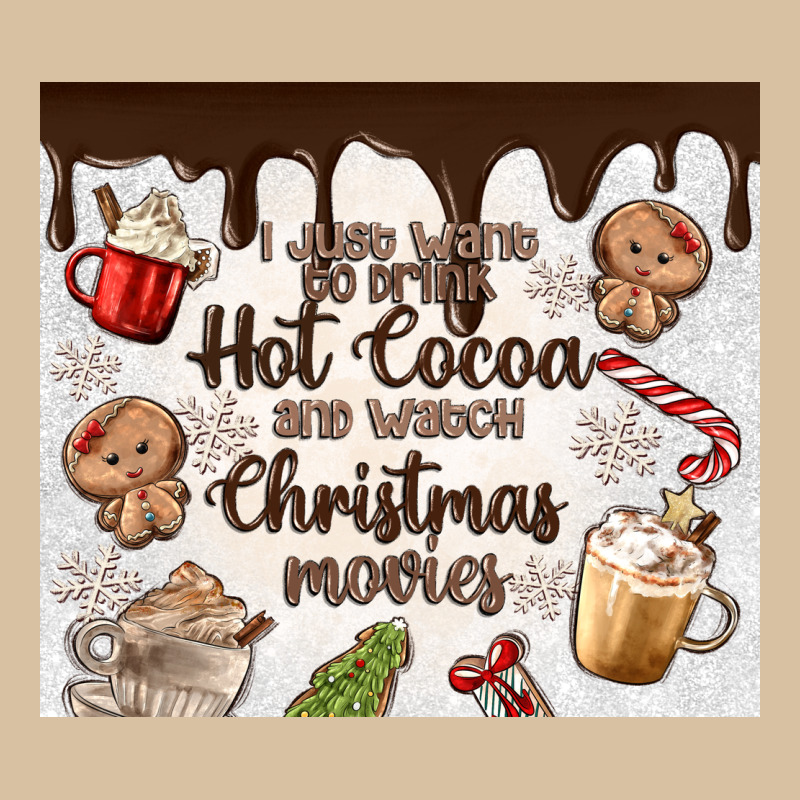 I Just Want To Drink Hot Cocoa Heavyweight Hoodie by MaliasSmallBusiness | Teevron