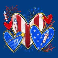 4th Of July Hearts Premium Sweatshirt | Teevron