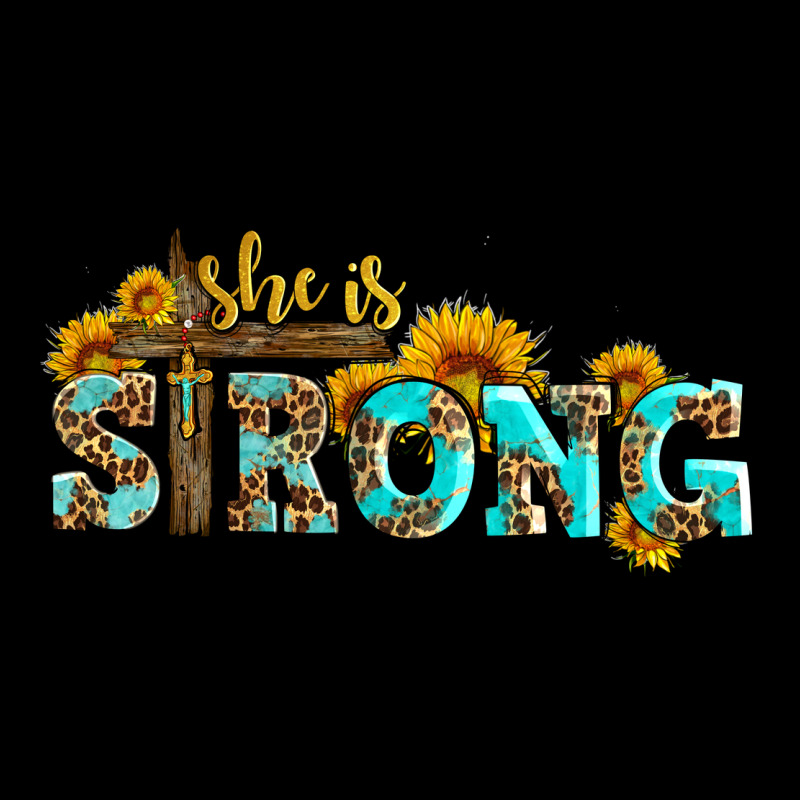 She Is Strong With Cross Urban Hoodie by AdoDesignShop | Teevron