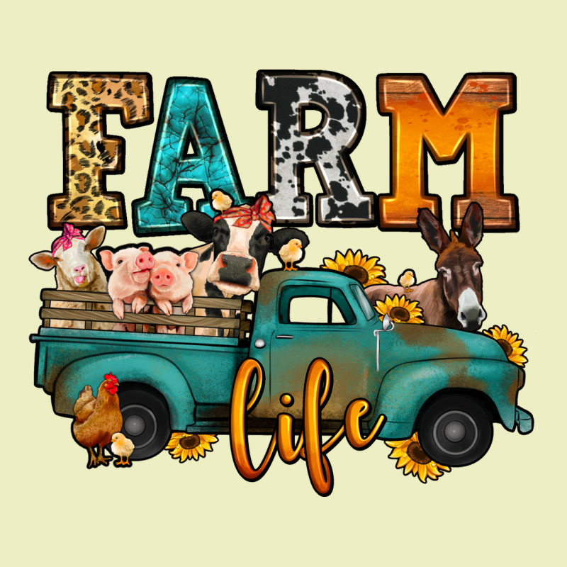 Farm Life Farm Animals Truck Urban Hoodie by Jasminsmagicworld | Teevron