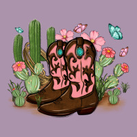 Cowboy Boots With Cactus Heavyweight Hoodie | Teevron