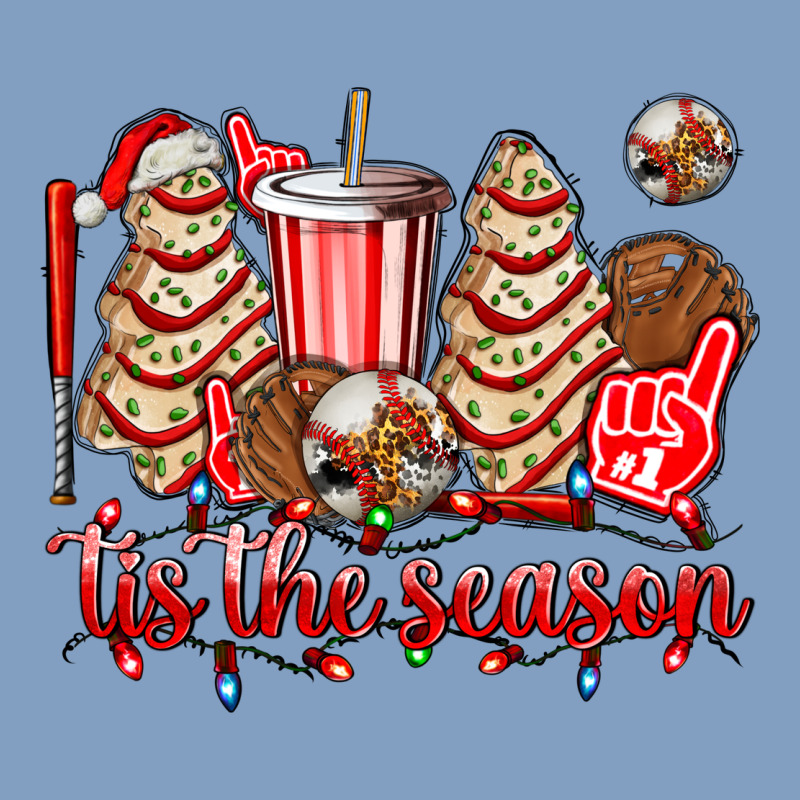 Tis The Season Christmas Tree  Cake Baseball Urban Hoodie by AdoDesignShop | Teevron