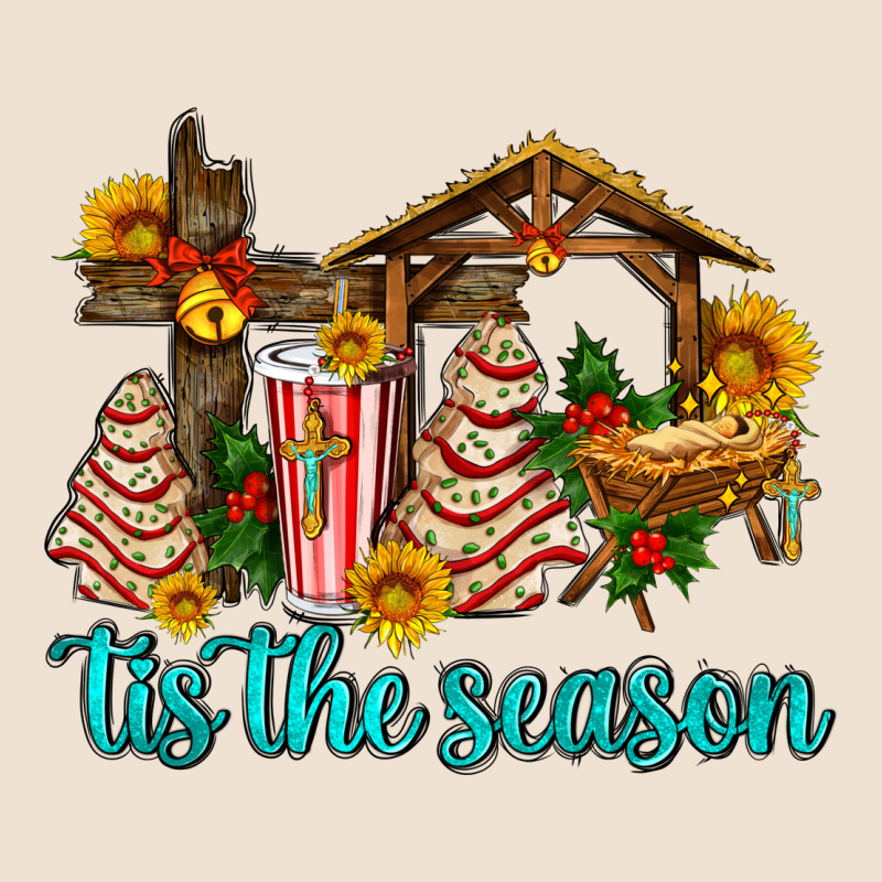 Tis The Seasin With Christmas Cake Abd Jesus Urban Hoodie by AdoDesignShop | Teevron