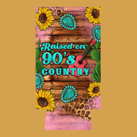 Raised 90's Country Guitar Cactus Sunflower's 12 Oz Can Cooler  (slim) Urban Hoodie | Teevron