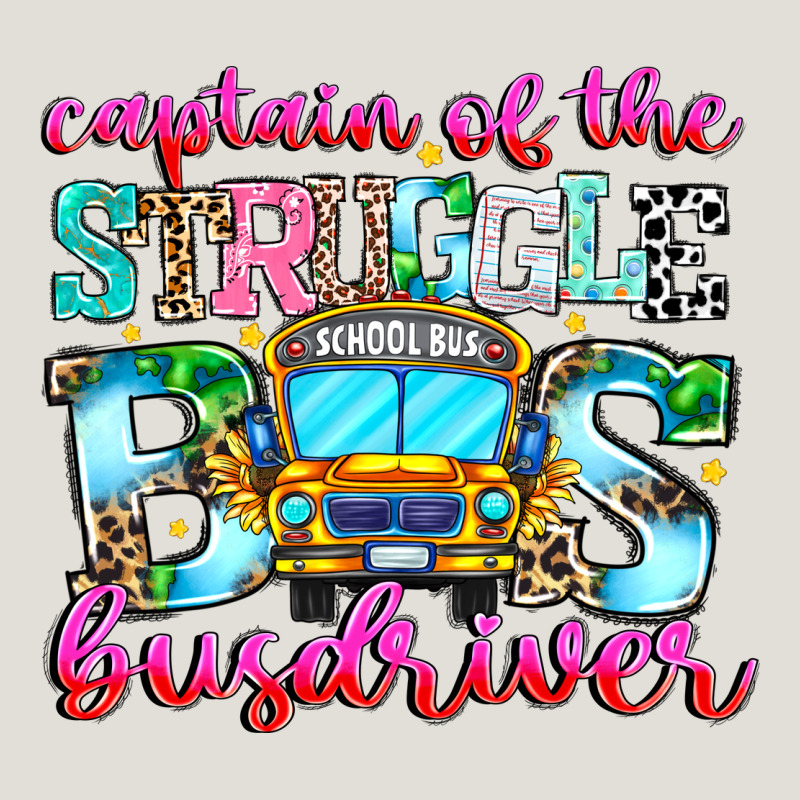 Captain Of The Struggle Bus Bus Heavy Core Tee by CowhideDigitalArt | Teevron
