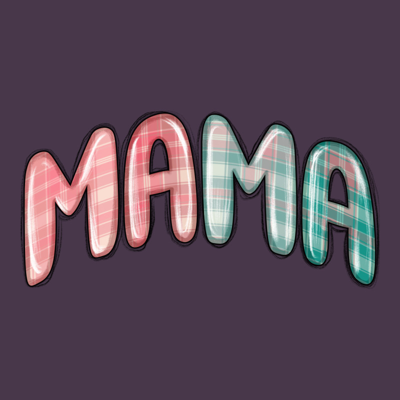 Mama Christmas Plaid Heavyweight Hoodie by MaliasSmallBusiness | Teevron
