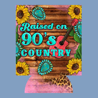 Raised 90's Country Guitar Cactus Sunflower's 12 Oz Can Cooler (regula Urban Hoodie | Teevron
