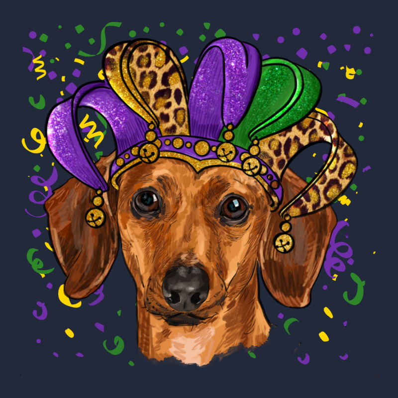 Mardi Gras Hat Dachshund Premium Sweatshirt by RanaPortraitStore | Teevron