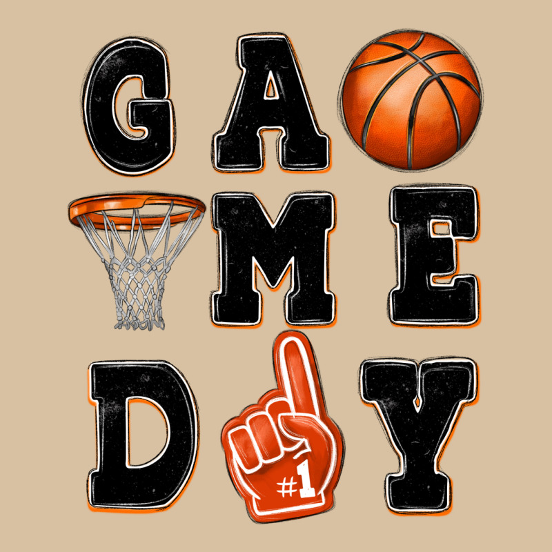 Basketball Game Day Heavyweight Hoodie by MaliasSmallBusiness | Teevron