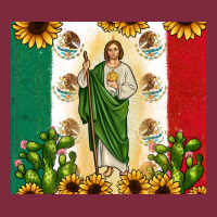 San Judas With Mexican Flag Premium Hoodie | Teevron