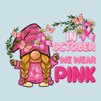 In October We Wear Pink Gnome Ladies Tee | Teevron