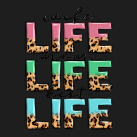 Wife Life Mom Life Best Life Heavyweight Hoodie | Teevron