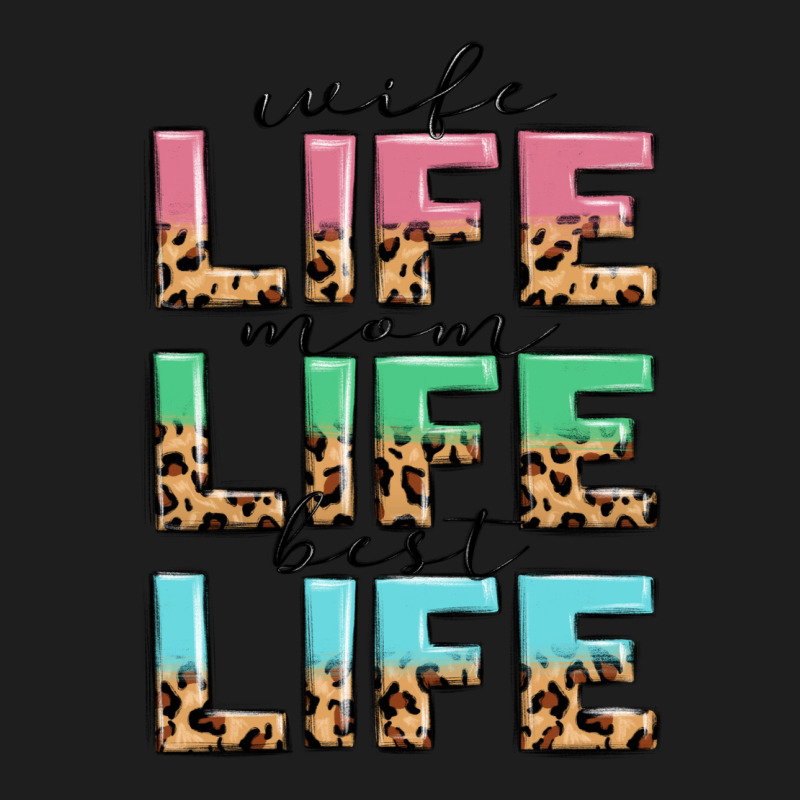 Wife Life Mom Life Best Life Heavyweight Hoodie by MaliasSmallBusiness | Teevron