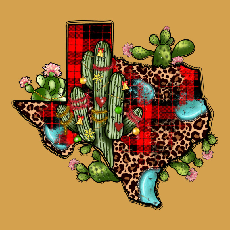 Cactus Christmas Texas Map Urban Hoodie by JahusDesignShop | Teevron