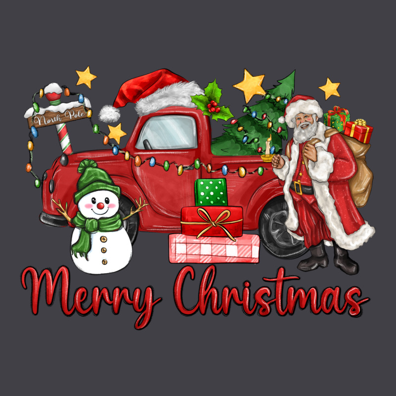 Merry Christmas Truck Heavyweight Hoodie by MaliasSmallBusiness | Teevron
