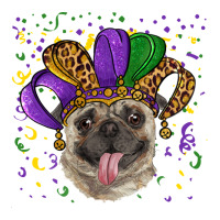 mardi gras hat pug | Teevron