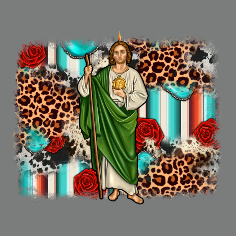 San Judas Leopard Cowhide Background Premium Hoodie by JahusDesignShop | Teevron