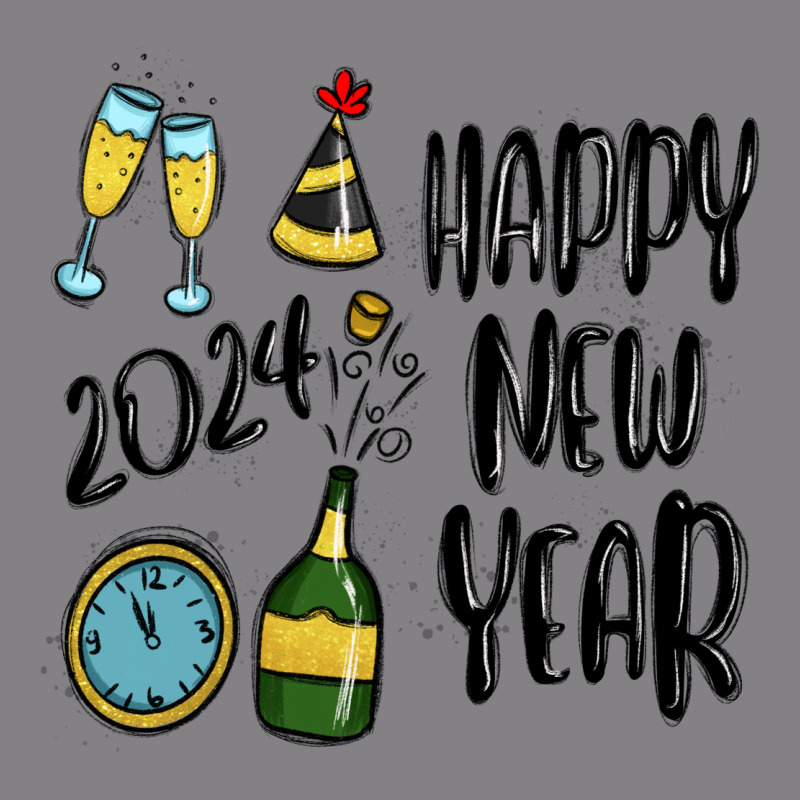 Happy New Year 2024 Heavyweight Hoodie by MaliasSmallBusiness | Teevron
