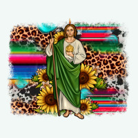 San Judas Leopard Cowhide Sunflower Background Premium Hoodie | Teevron