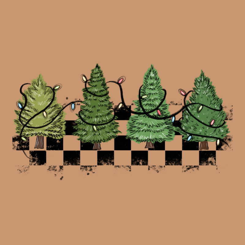 Christmas Checkered Trees Heavyweight Hoodie by MaliasSmallBusiness | Teevron