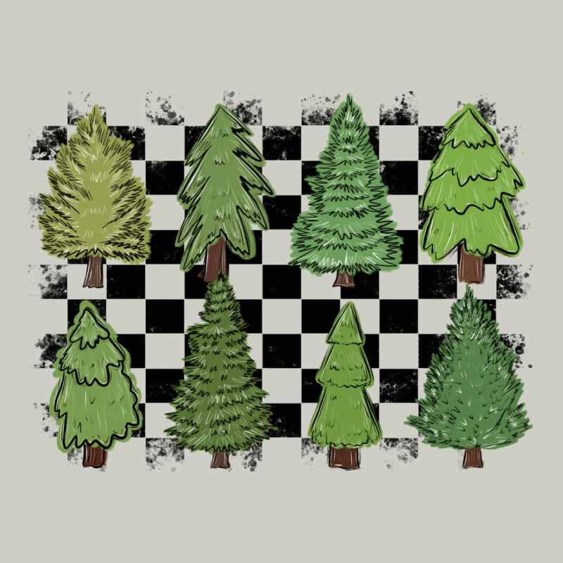 Checkered Trees Heavyweight Hoodie by MaliasSmallBusiness | Teevron