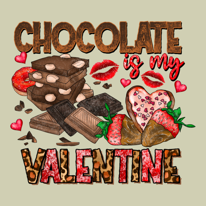 Chcolate Is My Valentine Heavy Core Tee by CowhideDigitalArt | Teevron