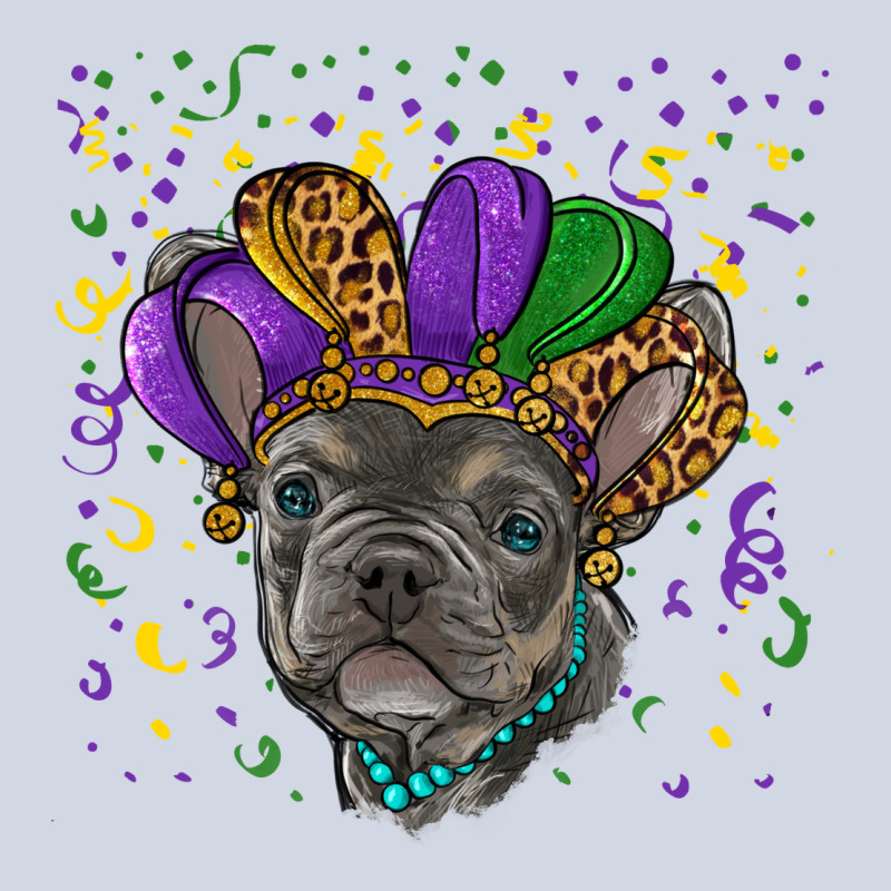 Mardi Gras French Bulldog Premium Sweatshirt by RanaPortraitStore | Teevron