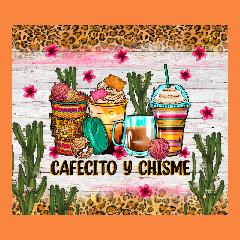 Cafecito Y Chisme Coffee Cups Premium Sweatshirt by Zillion Design Studio | Teevron