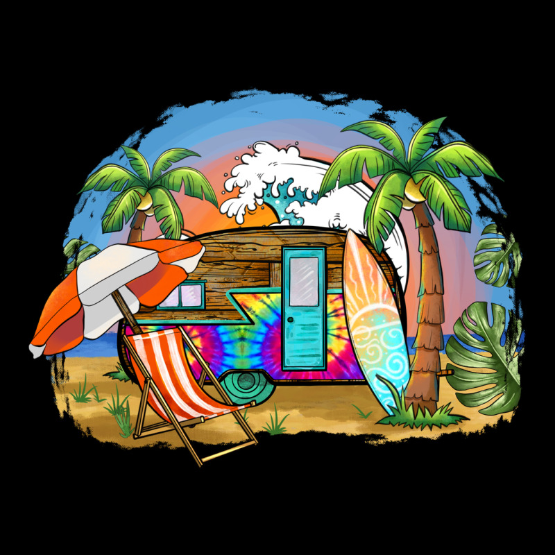 Camp Life Beach Long Sleeve Tee by BarkalooDesign | Teevron