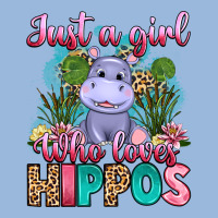 Just A Girl Who Loves Hippos Premium Hoodie | Teevron