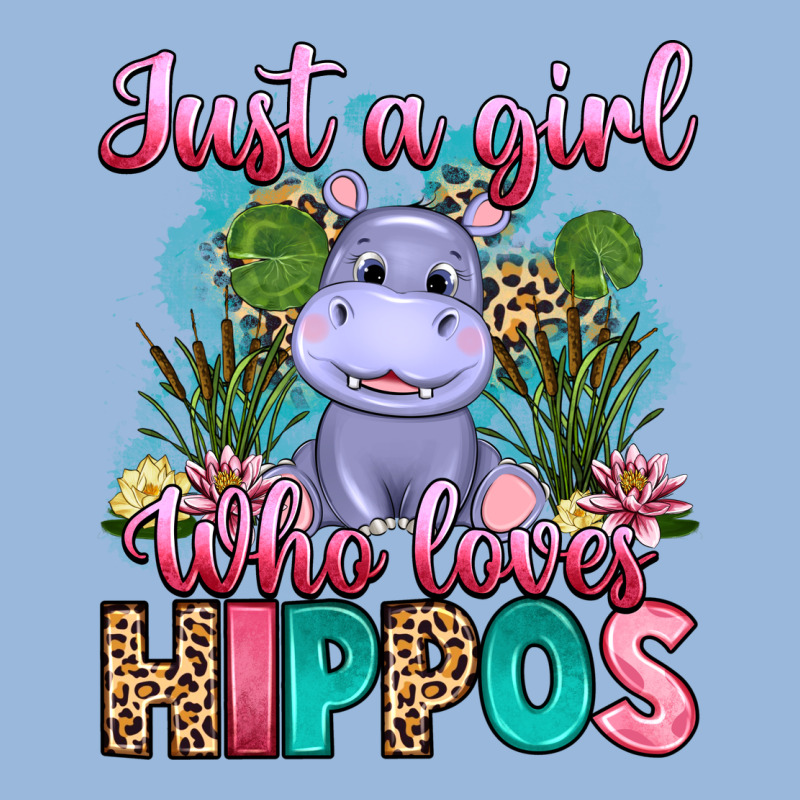 Just A Girl Who Loves Hippos Premium Hoodie by Artiststas | Teevron