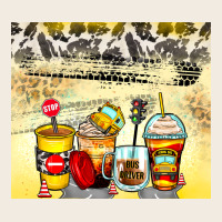 Bus Driver Coffee Cups Premium Sweatshirt | Teevron