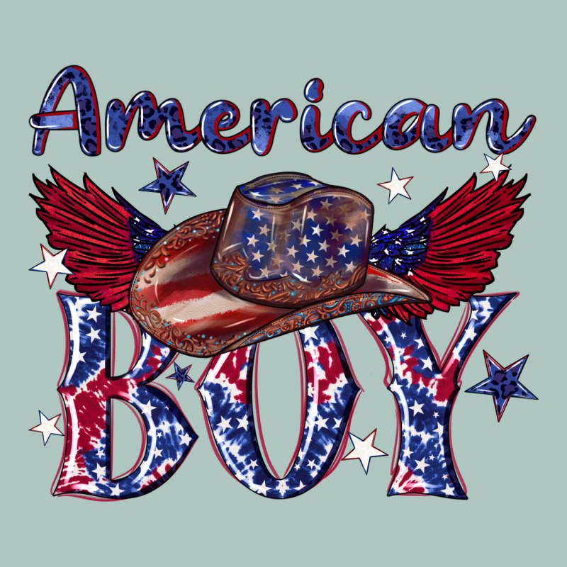 American Boy With Cowboy Premium Sweatshirt by texasbilliewilder | Teevron