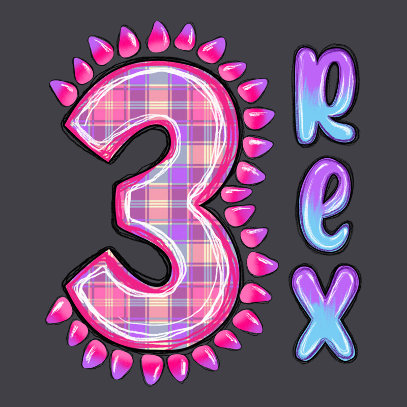 3 Rex Pink Dinosaur Heavyweight Hoodie by MaliasSmallBusiness | Teevron