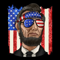 American Flag With Lincoln Premium Sweatshirt | Teevron