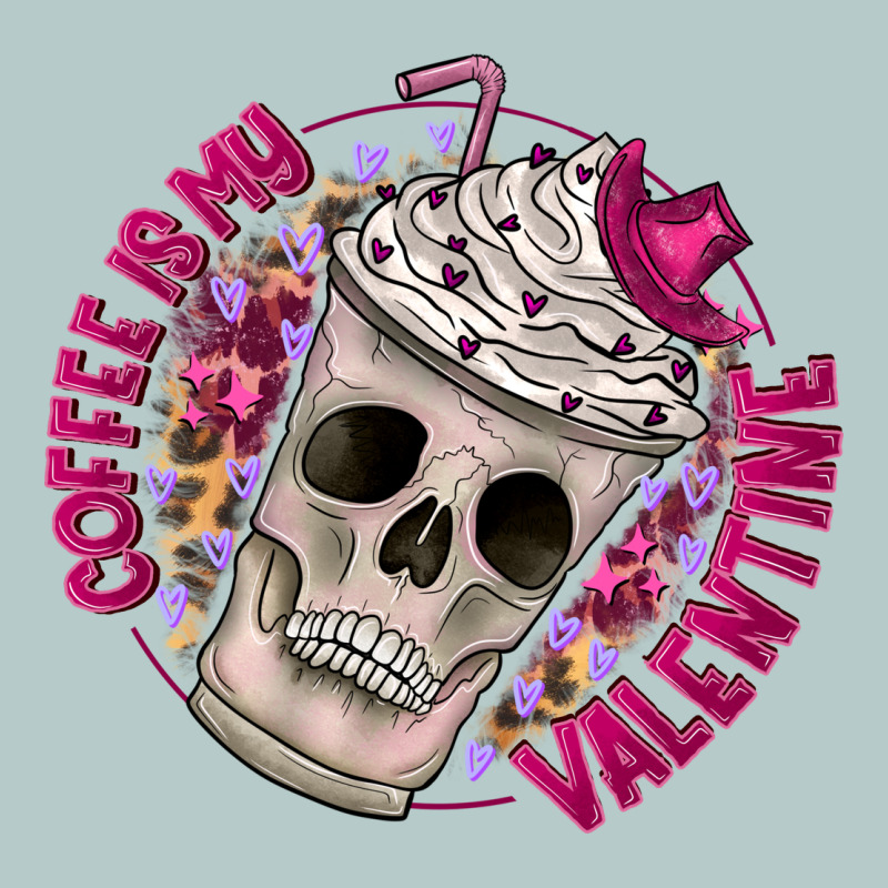 Coffee Is My Valentine Heavy Core Tee by CowhideDigitalArt | Teevron