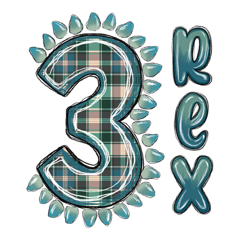 3 Rex Green Dinosaur Heavyweight Hoodie by MaliasSmallBusiness | Teevron