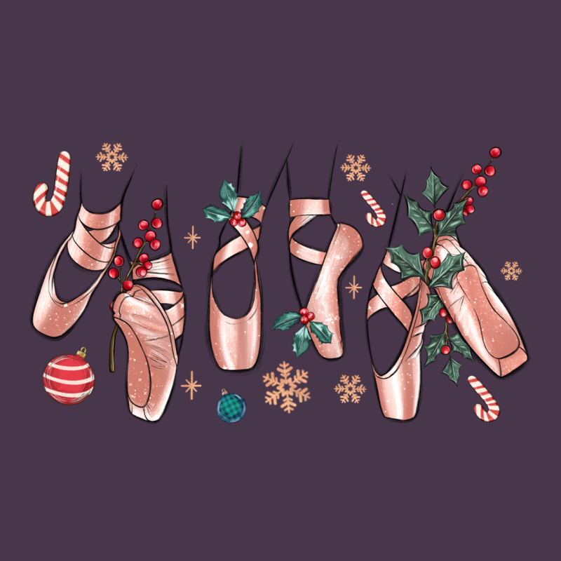 Christmas Ballerina Shoes Heavyweight Hoodie by MaliasSmallBusiness | Teevron