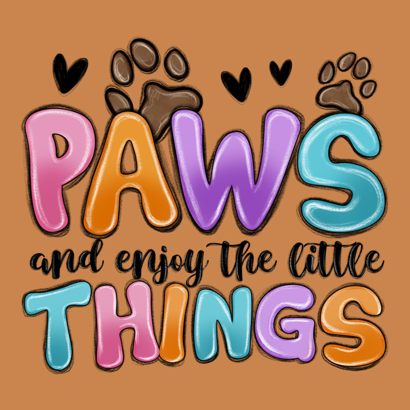 Paws And Enjoy The Little Things Heavyweight Hoodie by MaliasSmallBusiness | Teevron
